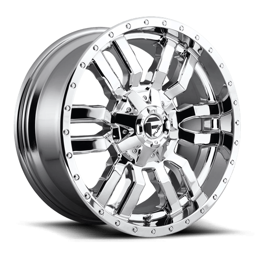 Fuel 1PC 20X10 SLEDGE 8X170 CHROME PLATED -18