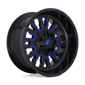 wheelpros-d64518907057.png Fuel 1PC 18X9 STROKE 5X5.5/150 GLOSS BLACK BLUE TINTED CLEAR +20