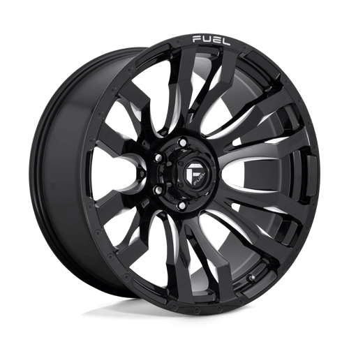 Fuel 1PC 20X9 BLITZ 6X139.7 GLOSS BLACK MILLED +1