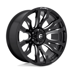 Fuel 1PC 20X9 BLITZ 6X139.7 GLOSS BLACK MILLED +20