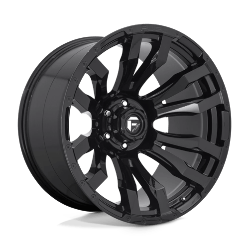 Fuel 1PC 20X9 BLITZ 8X165.1 GLOSS BLACK +20