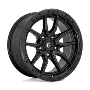 Fuel 1PC 20X9 REBEL 5X127 MATTE BLACK +1