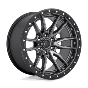 wheelpros-d68020008447.png Fuel 1PC 20X10 REBEL 6X139.7 MATTE GUN METAL BLACK BEAD RING -18