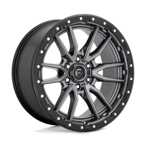 Fuel 1PC 20X9 REBEL 6X135 MATTE GUN METAL BLACK BEAD RING +20