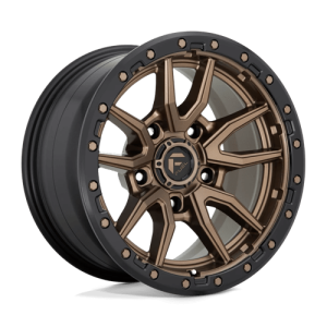 Fuel 1PC 17X9 REBEL 5X127 MATTE BRONZE BLACK BEAD RING -12