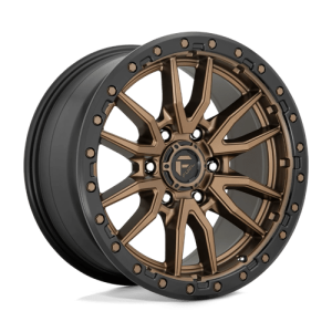 Fuel 1PC 20X9 REBEL 8X165.1 MATTE BRONZE BLACK BEAD RING +1
