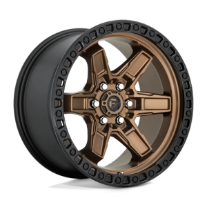 wheelpros-d69917908755.png Fuel 1PC 17X9 KICKER 6X114.3 MATTE BRONZE BLACK BEAD RING +12
