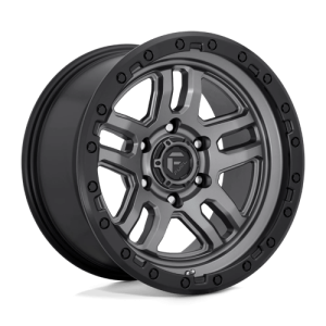 wheelpros-d70118908450.png Fuel 1PC 18X9 AMMO 6X139.7 MATTE GUN METAL BLACK BEAD RING +1
