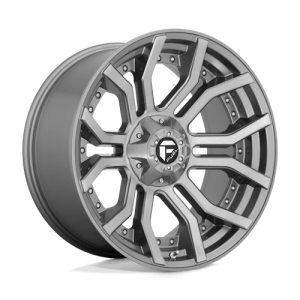 wheelpros-d71320005747.png Fuel 1PC 20X10 RAGE 5X5.0/5.5 BRUSHED GUN METAL TINTED CLEAR -18