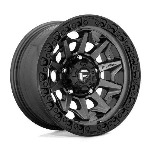 Fuel 1PC 20X9 COVERT 6X139.7 MATTE GUN METAL BLACK BEAD RING +1
