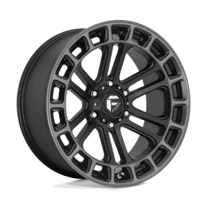 Fuel 1PC 20X9 D720 6X139.7 MATTE BLACK DOUBLE DARK TINT MACHINED +1