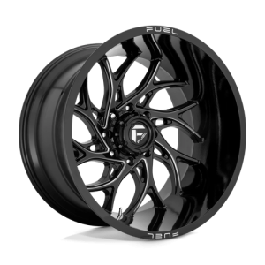 Fuel 1PC 20X9 RUNNER 6X139.7 GLOSS BLACK MILLED +1