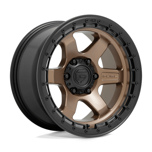 Fuel 1PC 17X9 D751 6X135 MATTE BRONZE W/ BLACK RING +1