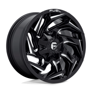 Fuel 1PC 20X9 REACTION 6X135/5.5 GLOSS BLACK MILLED +1
