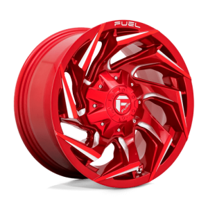 Fuel 1PC 20X9 REACTION 6X135/5.5 CANDY RED MILLED +1