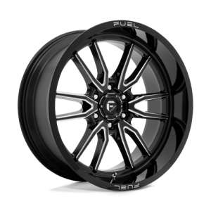 wheelpros-d76122008447.png Fuel 1PC 22X10 CLASH 6X139.7 GLOSS BLACK MILLED -18