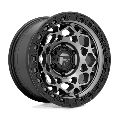 Fuel 1PC 17X9 UNIT 5X127 GUNMETAL W/ MATTE BLACK RING +1