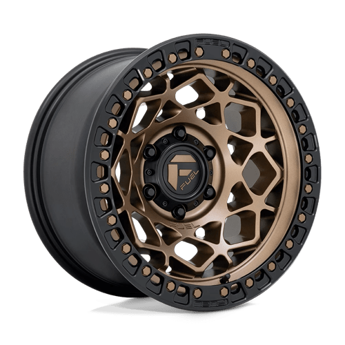 Fuel 1PC 17X9 UNIT 5X127 BRONZE W/ MATTE BLACK RING +1