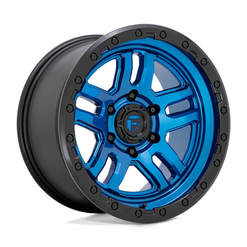 Fuel 1PC 17X9 AMMO 6X139.7 BLUE W/ BLACK LIP -12