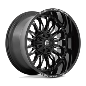 Fuel 1PC 22X12 ARC 5X5.5/150 GLOSS BLACK MILLED -44