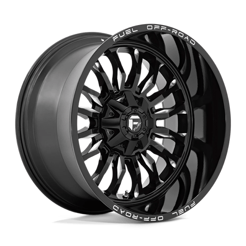 Fuel 1PC 22X12 ARC 5X5.5/150 GLOSS BLACK MILLED -44