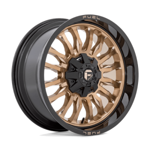 wheelpros-d79720908250.png Fuel 1PC 20X9 ARC 8X165.1 PLATINUM BRONZE W/ BLACK LIP +1
