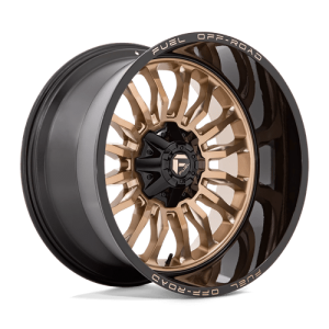 Fuel 1PC 22X12 ARC 5X4.5/5.0 PLATINUM BRONZE W/ BLACK LIP -44
