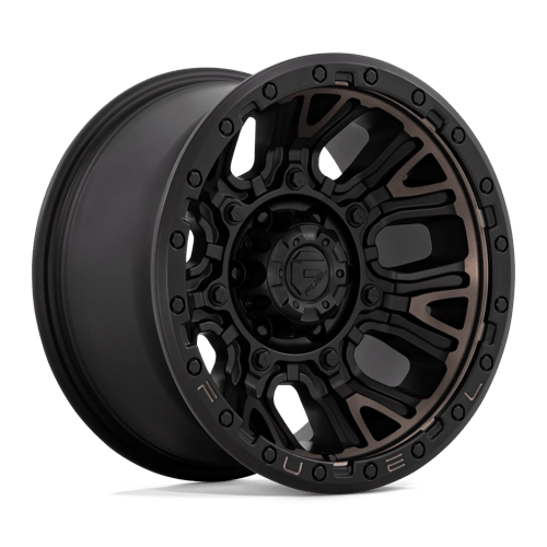 Fuel 1PC 17X9 TRACTION 5X127 MATTE BLACK W/ DOUBLE DARK TINT -12