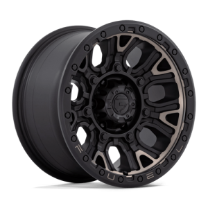 Fuel 1PC 17X9 TRACTION 6X139.7 MATTE BLACK W/ DOUBLE DARK TINT +1