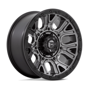 Fuel 1PC 20X9 TRACTION 8X165.1 MATTE GUNMETAL W/ BLACK RING +1