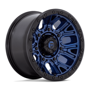 Fuel 1PC 17X9 TRACTION 5X127 DARK BLUE W/ BLACK RING -12