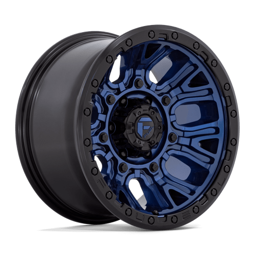 Fuel 1PC 17X9 TRACTION 5X127 DARK BLUE W/ BLACK RING +1
