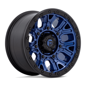 Fuel 1PC 17X9 TRACTION 6X139.7 DARK BLUE W/ BLACK RING +1