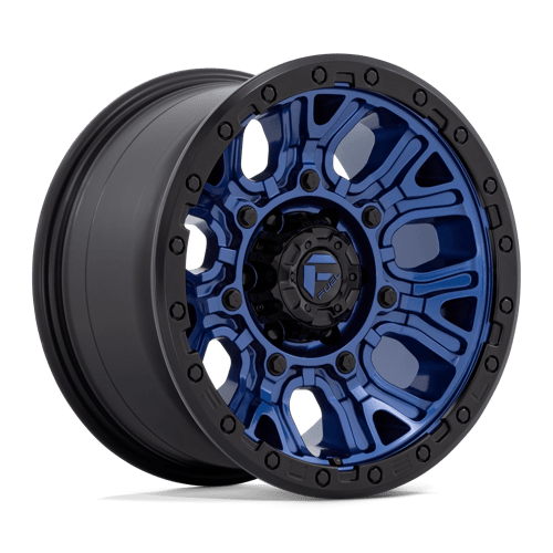 Fuel 1PC 17X9 TRACTION 6X139.7 DARK BLUE W/ BLACK RING +1