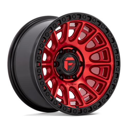 Fuel 1PC 20X9 CYCLE 5X127 CANDY RED W/ BLACK RING +1