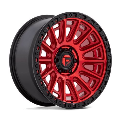 Fuel 1PC 20X9 CYCLE 6X139.7 CANDY RED W/ BLACK RING +1