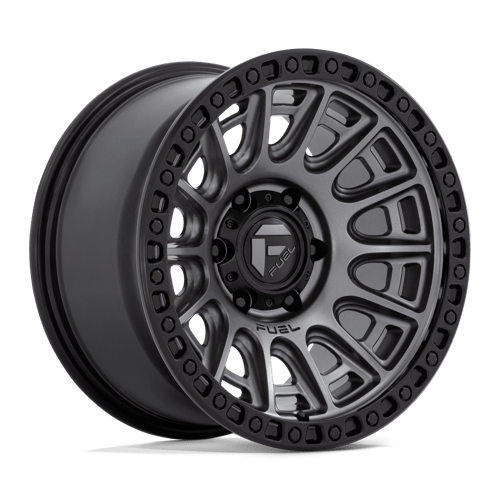 Fuel 1PC 17X8.5 CYCLE 5X120 MATTE GUNMETAL W/ BLACK RING +34