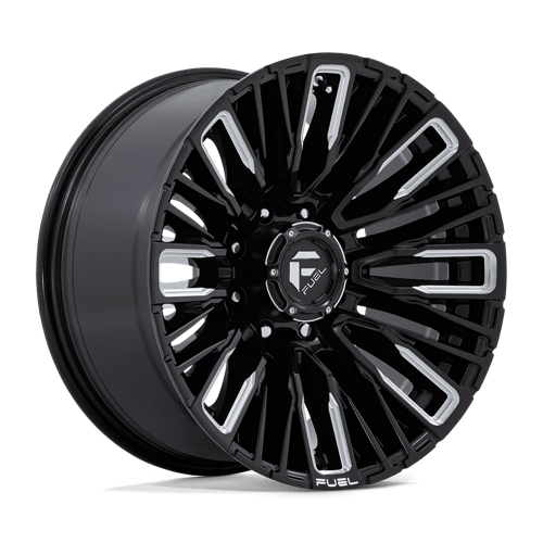 Fuel 1PC 20X10 REBAR 8X170 GLOSS BLACK MILLED -18