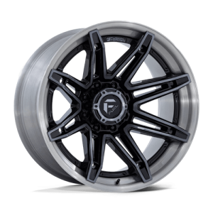 Fuel 1PC 20X10 BRAWL 8X170 GLOSS BLACK BRUSHED DARK TINT -18