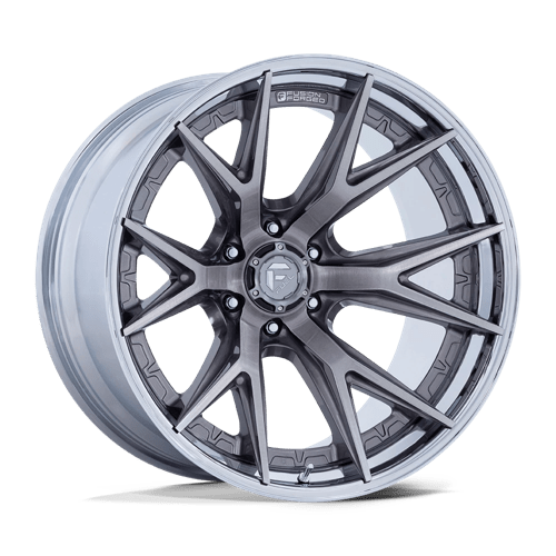 Fuel 1PC 20X9 CATALYST 6X135 PLATINUM W/ CHROME LIP +1