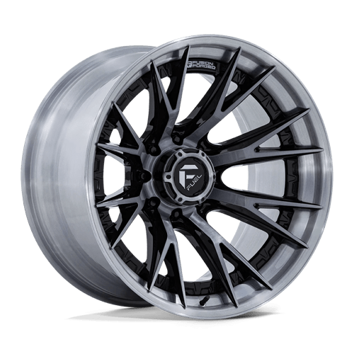 Fuel 1PC 20X9 CATALYST 8X170 GLOSS BLACK BRUSHED DARK TINT +1