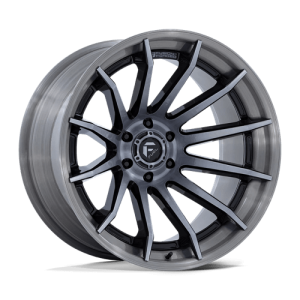 Fuel 1PC 20X10 BURN 5X127 GLOSS BLACK BRUSHED DARK TINT -18