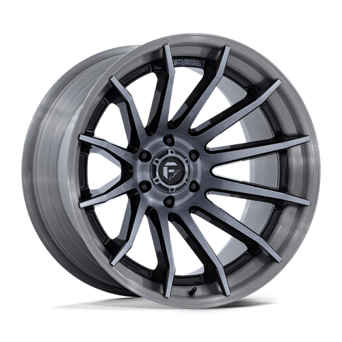 Fuel 1PC 22X10 BURN 5X127 GLOSS BLACK BRUSHED DARK TINT -18