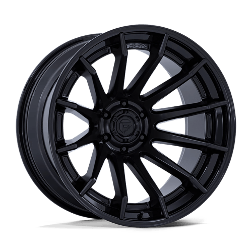 Fuel 1PC 20X9 BURN 6X139.7 MATTE BLACK W/ GLOSS BLACK LIP +1