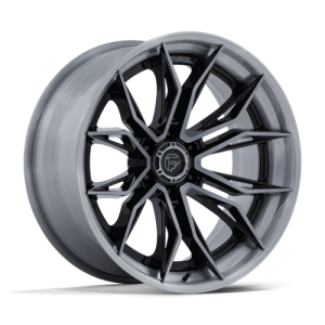 Fuel 1PC 20X9 MUTINY 6X139.7 GLOSS BLACK BRUSHED DARK TINT +1