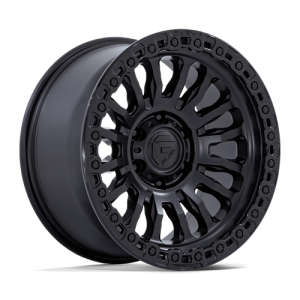 Fuel 1PC 20X9 RINCON 8X165.1 MATTE BLACK W/ GLOSS BLACK LIP +20