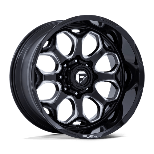Fuel 1PC 20X10 SCEPTER 8X165.1 GLOSS BLACK MILLED -18