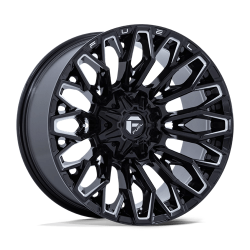 Fuel 1PC 20X10 STRIKE 8X180 GLOSS BLACK MILLED -18