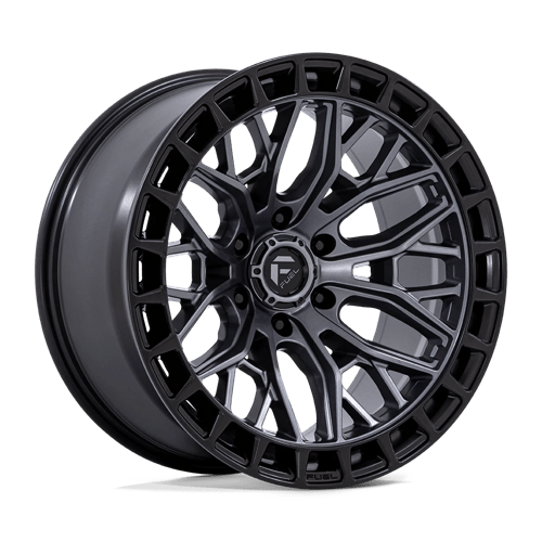 Fuel 1PC 20X10 SIGMA 6X139.7 MATTE GUNMETAL W/ M-BLK LIP -18