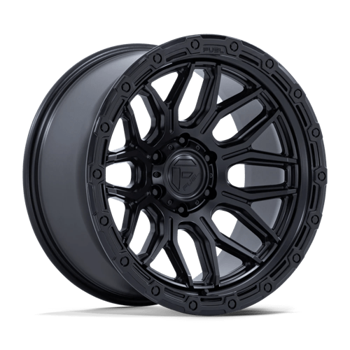 Fuel 1PC 17X9 SURGE 6X139.7 MATTE BLACK W/ GLOSS BLACK LIP +1